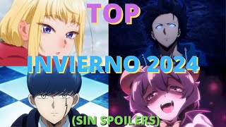 TOP DE TEMPORADA ANIME  INVIERNO 2024 [upl. by Essyla]