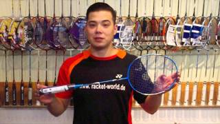 Victor Victec Ripple Racket Review by wwwracketworldde [upl. by Ahsim]