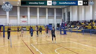 Univolley Carpi vs pallavolo AsolaRemedello [upl. by Gifford]