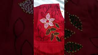 Hater kajer jamar designহাতের কাজের জামার ডিজাইন Hand embroidery designHater [upl. by Aja241]