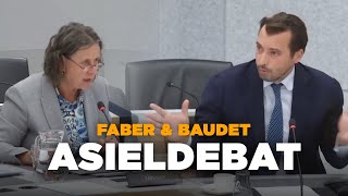 Baudet in debat met Faber PVV over remigratie [upl. by Ketchan]