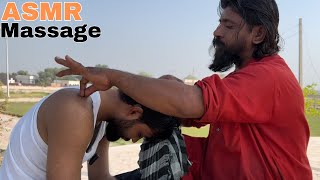 ASMR Massage Therapy By Bengali Baba  Head Back Arm Massage bengalibaba [upl. by Auqenehs]