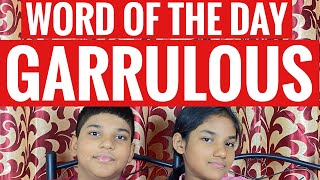 Garrulous  garrulous meaning  garrulous pronunciation [upl. by Fogarty]