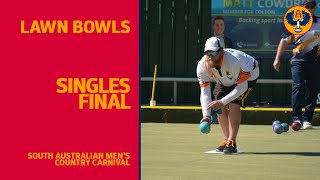 Lawn Bowls  Mens Country Carnival Singles Final [upl. by Aneloj463]