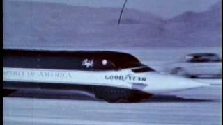 Craig Breedlove and Goodyear break the land speed record [upl. by Yvonner]