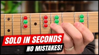 Play PERFECT Solos within SECONDS From Now Using Pentatonic Box Checklists NO Mistakes [upl. by Omland]