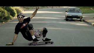 Longboarding Downhill  Drift Slide  Longboarding Downhill Drift Tricks [upl. by Sorcim]