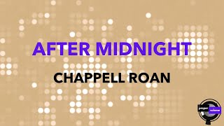 Chappell Roan  After Midnight AltoLower Key Dropped 2Semitones  Karaoke Version [upl. by Nattie]