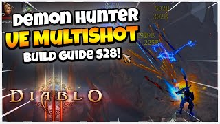 Diablo 3 UE Multishot Demon Hunter Build Guide Season 28 [upl. by Quick299]