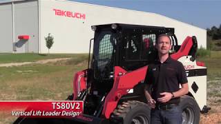 Takeuchi TS80V2 Loader Arm Design [upl. by Higbee532]