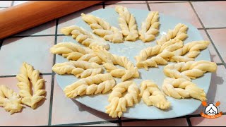 ECCO COME REALIZZARE LA PASTA A SPIGA FATTA IN CASA [upl. by Horwath]