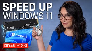 Speed Up Your PC Running Windows 11  DIY in 5 Ep 231 [upl. by Jen]