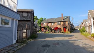 Walking on Doyles Cove Rd  Rockport walking  Massachuetts [upl. by Aicinad732]