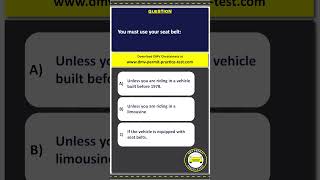 California DMV Written Test 2024 Set 4 Question 5 dmvwrittentest californiadrivingtest Permit [upl. by Aeslehs601]