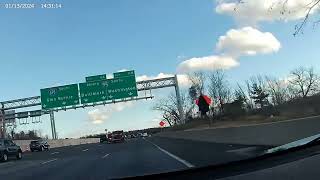 Our trip from Guilderland NY to Summerville SC 011324 by state MD and Washington DC [upl. by Krisha]