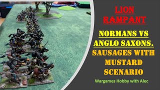 Lion Rampant  Normans vs Anglo Saxons  Scenario Sausages with Mustard [upl. by Nylhsa]