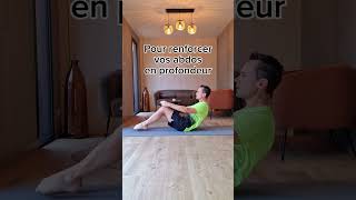 ROLL UP 2 niveaux pilates pilatesworkout abdos dos [upl. by Aksel]