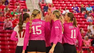 Coyote News USD v NDSU Volleyball Recap [upl. by Peri]