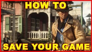 Red Dead Redemption 2 How to Save Your Game [upl. by Laius]