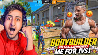 This Bodybuilder Calls Me Noob😱🤣And Challenges Me For 1 Vs 1😍As Gaming  Free Fire India [upl. by Haggerty]