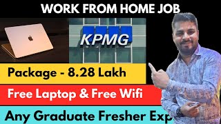 KPMG Hiring Fresher Experience  Work From Home Jobs  Package828 LPA  Latest Jobs 2023  KPMG [upl. by Eila]