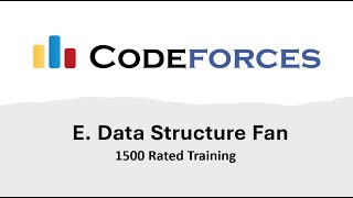 E Data Structure Fan Codeforces Round 895 Div 3  شرح بالعربى [upl. by Keyes647]