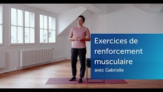 Musculation pour débutantes et débutants cinq exercices de base sans appareil [upl. by Ainatnas184]