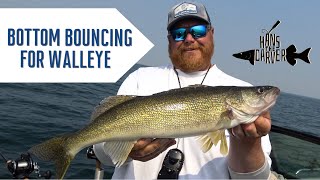 Bottom Bouncing WALLEYE In LAKE ERIE [upl. by Carthy]