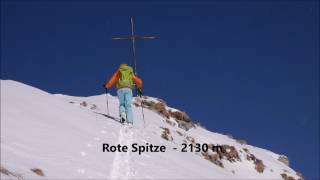 Landsberger Hütte Winter  Skitour Tannheimertal [upl. by Meeker]