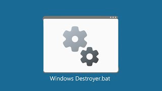 Destroying Windows In Under 30 Seconds [upl. by Talanta399]