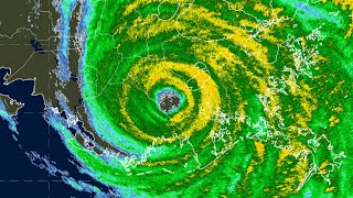 Hurricane IDA Slams Houma Louisiana 2021 [upl. by Maclay]