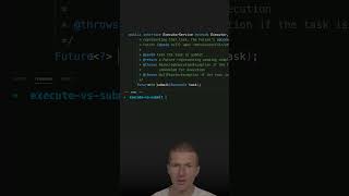 ExecutorService execute vs submit java shorts coding airhacks [upl. by Atikel]