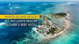 Discover Glovers Reef Atoll  Belize Private Island Paradise [upl. by Gravante]