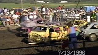 Demo Derby Fisher IL 1996 All Heats [upl. by Einal927]