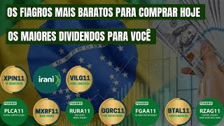 Os Fiagros Mais Baratos E Com Os Maiores Dividendos Para Comprar Hoje [upl. by Einama]