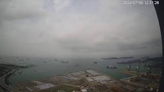 Port of Singapore Livestream Tanjong Pagar live shipping webcam [upl. by Belford]