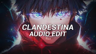 Clandestina  JVSTIN slowed edit audio [upl. by Tereve]