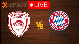 🔴 Live Olympiakos vs Bayern  EuroLeague 20232024  Live Play by Play Scoreboard [upl. by Deborath]