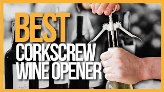 ✅ TOP 5 Best Corkscrew Wine Opener  Waiter Corkscrews [upl. by Nahtaoj]