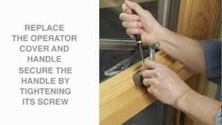 Replace a Split Arm Casement Operator  Andersen Windows [upl. by Sara-Ann]