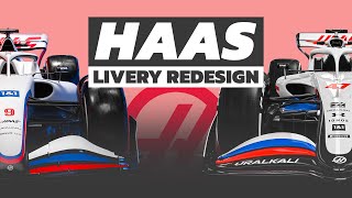 My REVIEW  REDESIGN of the 2022 Haas Formula 1 Car [upl. by Inacana]