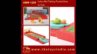 Indoor Mini Tabletop Football Game for Kids [upl. by Htezzil4]