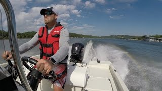 2017 Ranger RB190 Center Console on the water video [upl. by Cousins]