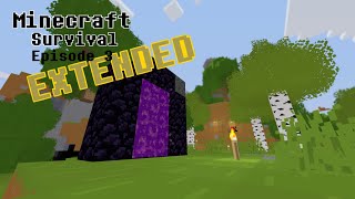 Finding Portals Extended  Minecraft Survival [upl. by Lucier445]