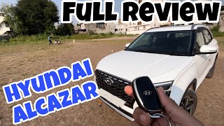 Hyundai Alcazar Prestige Diesel 15  7 Seater Luxury Car 19 Lakhs  Carobaar carreviews explore [upl. by Ahsirtap]