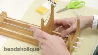 How to Use the Ricks Beading Loom [upl. by Uuge]