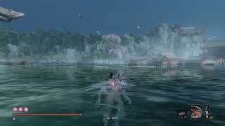 Sekiro Fountainhead palace headless mini boss cheese boss [upl. by Marsh]