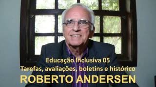 Educação Inclusiva 05  Tarefas  avaliações  boletins  histórico [upl. by Qifar]