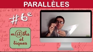 Construire deux droites parallèles  Sixième [upl. by O'Meara]