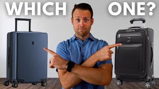 Hard Shell vs Soft Carry On Luggage InDepth Buyers Guide [upl. by Lesnah]